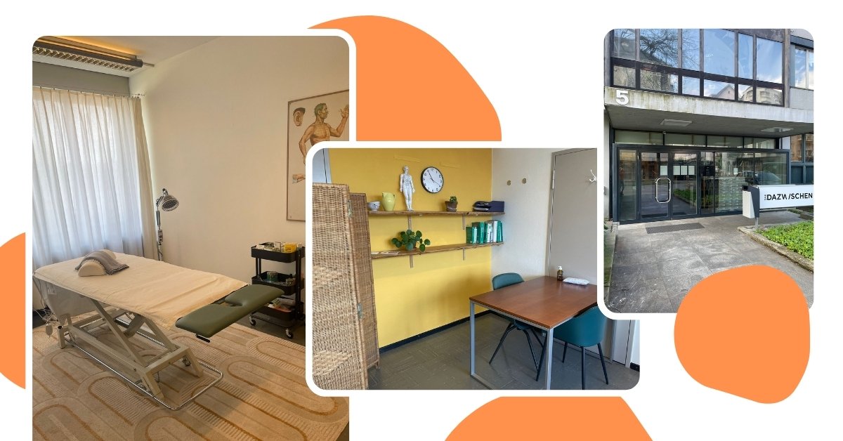 Innenansicht der neuen TCM Praxis in Bern mit Behandlungsraum